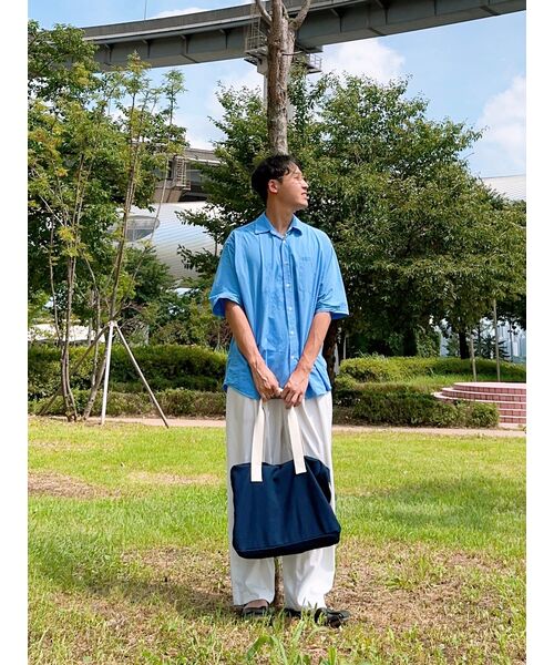 MUSINSA STANDARD（ムシンサスタンダード）の「ワイドヒドゥンバンディングスラックス[ホワイト]（スラックス・メンズ・その他・29/30/31/33/26/27/28/40/38/42/36/34/32）」の20枚目の写真