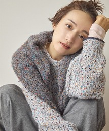 studio CLIP | 3ゲージツブツブヤーンチュニックニット(ニット/セーター)