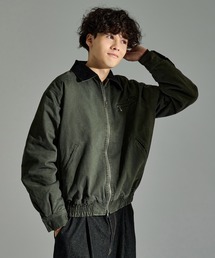 SULFUR DYED QUILTED TWILL BLOUSON / サルファーダイキルティングツイルブルゾン