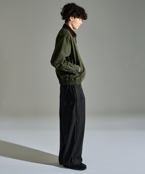 SULFUR DYED QUILTED TWILL BLOUSON / サルファーダイキルティング