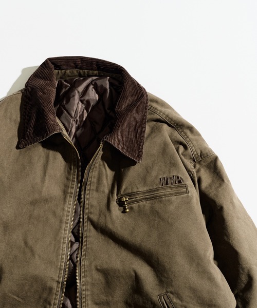 WETTEMPT（ウィテンプト）の「SULFUR DYED QUILTED TWILL BLOUSON