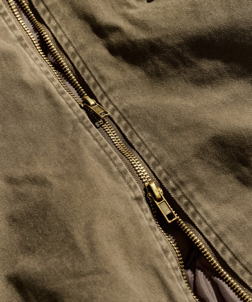 WETTEMPT（ウィテンプト）の「SULFUR DYED QUILTED TWILL BLOUSON / サルファーダイキルティングツイルブルゾン（ブルゾン・メンズ・ブラウン/カーキ/ダークオリーブ/ブラック・SMALL/LARGE/MEDIUM）」の20枚目の写真