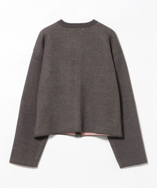 BEAMS HEART(ビームスハート)の「バイカラー ニット カーディガン(カーディガン/ボレロ・レディース・ブルー/チャコールグレー/ホワイト系その他5・FREE)」の16枚目の写真