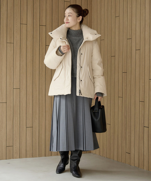 美品 ウールリッチ ダウン90% 軽量キルティング ダウン ジャケット◆ベージュ ウールリッチ ダウンジャケット USA製 ベージュ 80s 21032 メンズ SIZE