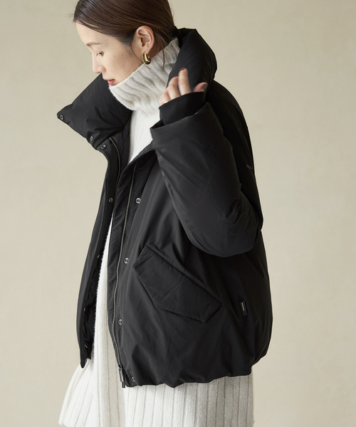 IENA(イエナ)の「WOOLRICH/ウールリッチ LUXURY COCOON JK ジャケット(ダウンジャケット/コート・レディース・ブラック/ホワイト・36/38)」の15枚目の写真