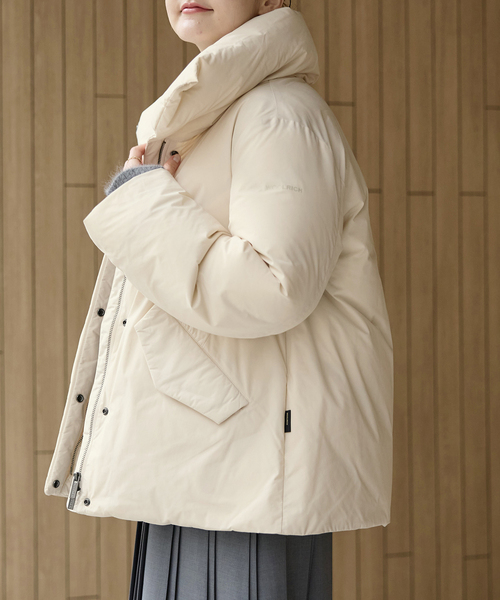 IENA(イエナ)の「WOOLRICH/ウールリッチ LUXURY COCOON JK ジャケット(ダウンジャケット/コート・レディース・ブラック/ホワイト・36/38)」の20枚目の写真