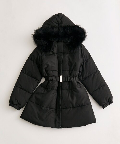 ウエストベルト付き中綿コート（ダウンジャケット/コート）｜OLIVE des