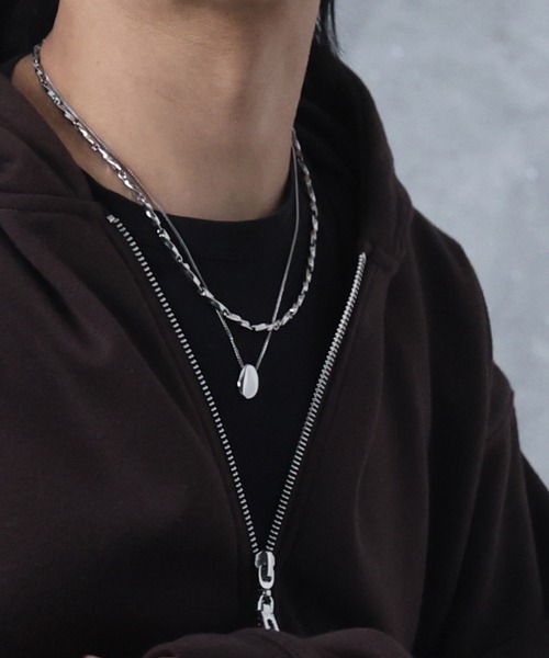 Confirm（コンファーム）の「【ZOZO限定】 スリムスパイラル チェーン ネックレス メンズ レディース ユニセックス（ネックレス・メンズ・B/A/C・FREE）」の5枚目の写真