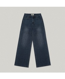 RIVET WIDE DENIM PANTS (INDIGO BLUE)