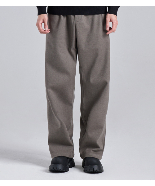 BUTTON SEOUL（ボタンソウル）の「ダブルボタンツイードテクスチャースラックス（モカ）（スラックス・メンズ・その他・X-LARGE/MEDIUM/LARGE）」の2枚目の写真