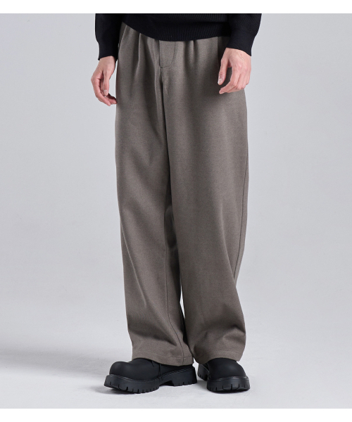 BUTTON SEOUL（ボタンソウル）の「ダブルボタンツイードテクスチャースラックス（モカ）（スラックス・メンズ・その他・X-LARGE/MEDIUM/LARGE）」の7枚目の写真