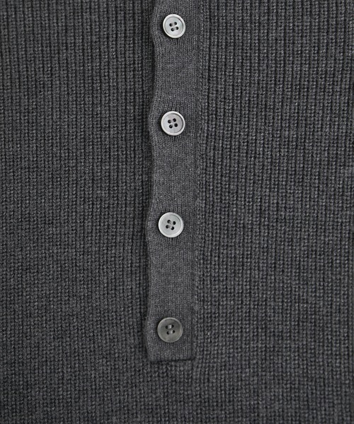 SALON adam et rope'（サロン アダム エ ロペ）の「コットンシルクカシミヤ２WAYジレプルオーバー（ニット/セーター・レディース・グレー/ベージュ・FREE）」の21枚目の写真