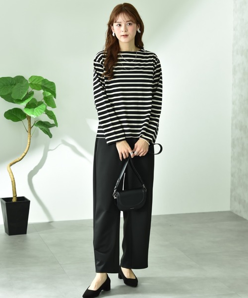 INTERPLANET(インタープラネット)の「ポンチカーブパンツ(その他パンツ・レディース・ブラック/グレー・FREE)」の13枚目の写真