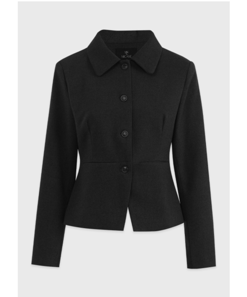 MICANE(ミケーネ)の「シンディペプラムジャケット(テーラードジャケット・レディース・チャコール/ブラック・MEDIUM/LARGE/X-LARGE/XX-LARGE/SMALL)」の12枚目の写真