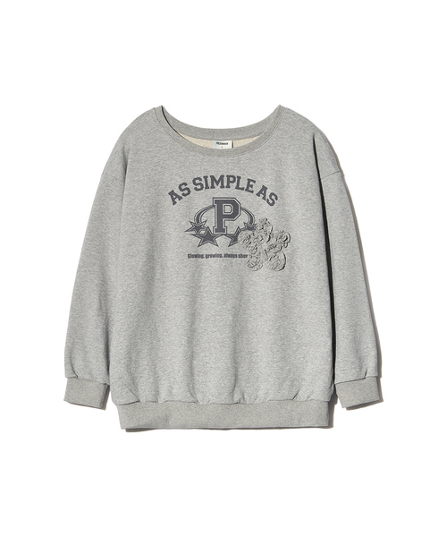 PIECEMAKER(ピースメーカー)の「ASAP FRILL OFF-SHOULDER SWEATSHIRTS (GREY)(スウェット・レディース・その他・FREE)」の1枚目の写真