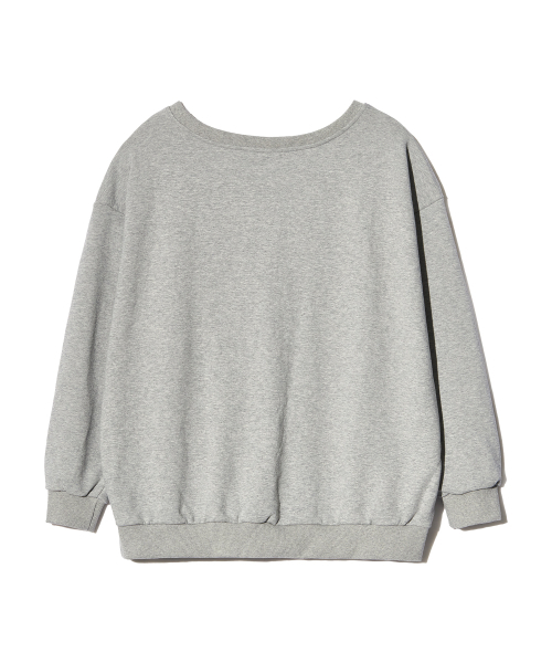 PIECEMAKER(ピースメーカー)の「ASAP FRILL OFF-SHOULDER SWEATSHIRTS (GREY)(スウェット・レディース・その他・FREE)」の6枚目の写真