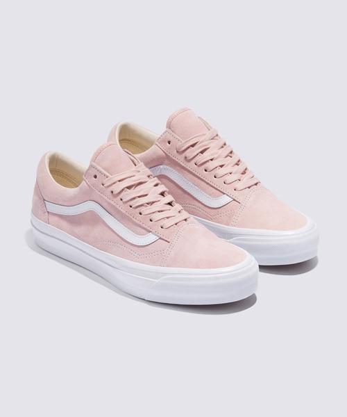 VANS(バンズ)の「PREMIUM オールドスクール ピッグスエード / LX Old Skool Pig Suede Sepia R VN000D56ESH1(スニーカー・メンズ・ライトピンク・4.5/4)」の2枚目の写真