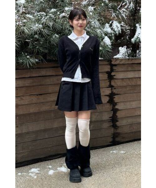 VERSE ONE(バースワン)の「EMBROIDERED LOGO CARDIGAN BLACK(NEW)(カーディガン/ボレロ・レディース・その他・MEDIUM/SMALL)」の11枚目の写真