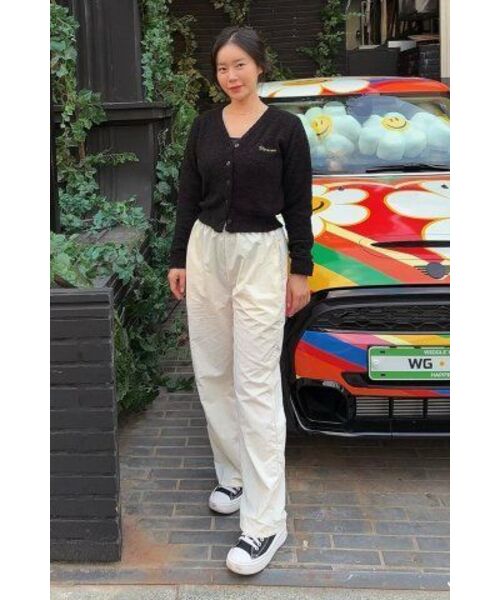VERSE ONE(バースワン)の「EMBROIDERED LOGO CARDIGAN BLACK(NEW)(カーディガン/ボレロ・レディース・その他・MEDIUM/SMALL)」の20枚目の写真