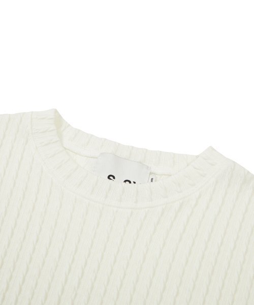 S SY(エスエスワイ)の「ジャカードニット半袖Tシャツアイボリー(ニット/セーター・メンズ・その他・MEDIUM/LARGE)」の10枚目の写真