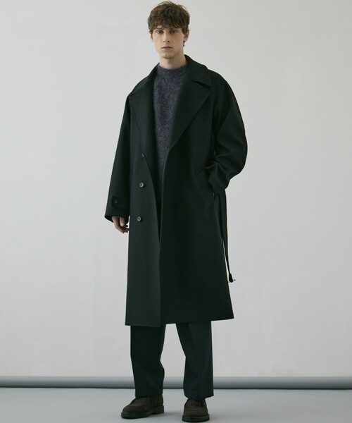 UNITED TOKYO（ユナイテッドトウキョウ）の「ZQ HARD FLANNEL 2タックワイドストレートパンツ（その他パンツ・メンズ・ブラック/ネイビー・1/2）」の6枚目の写真