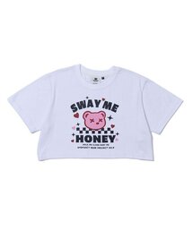 DYSFUNCT（ディスファンクト）の「SWAY ME CROP T-SHIRT (WHITE)（Tシャツ/カットソー）」