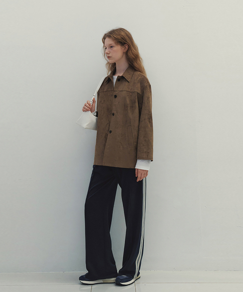 NEEV（ニーヴ）の「Wide Jersey Track Pants (Navy)（スウェットパンツ・レディース・その他・FREE）」の3枚目の写真