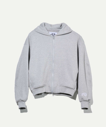 HWAHOP（ファファプ）の「(ACT03 オガム) エルボークロップフードジップアップ GR（パーカー）」