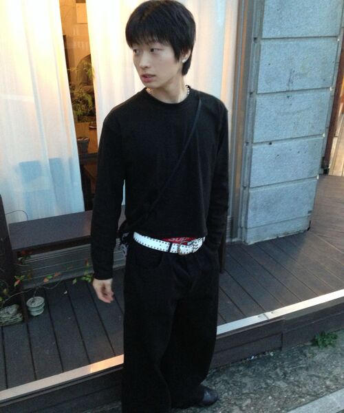 C WEAR BY THE GENIUS(シーウェアバイザジーニアス)の「メンズクロップロングスリーブTシャツブラック(Tシャツ/カットソー・メンズ・その他・XX-LARGE/LARGE/MEDIUM/X-LARGE/SMALL)」の18枚目の写真
