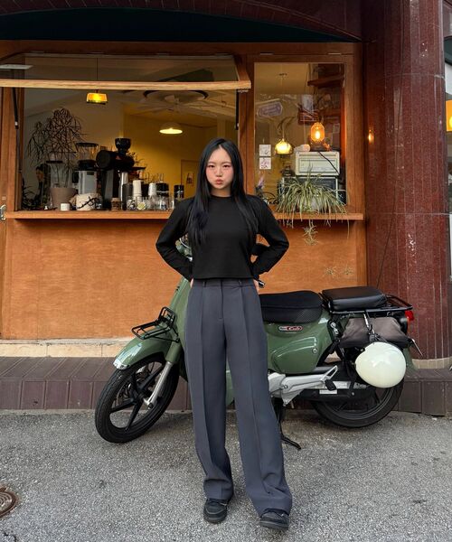 C WEAR BY THE GENIUS(シーウェアバイザジーニアス)の「メンズクロップロングスリーブTシャツブラック(Tシャツ/カットソー・メンズ・その他・XX-LARGE/LARGE/MEDIUM/X-LARGE/SMALL)」の17枚目の写真