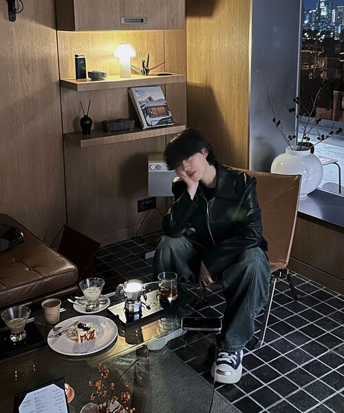 C WEAR BY THE GENIUS(シーウェアバイザジーニアス)の「メンズクロップロングスリーブTシャツブラック(Tシャツ/カットソー・メンズ・その他・XX-LARGE/LARGE/MEDIUM/X-LARGE/SMALL)」の13枚目の写真