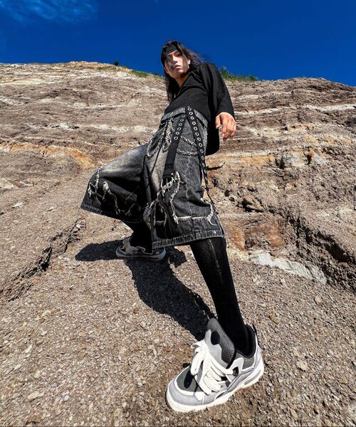 C WEAR BY THE GENIUS(シーウェアバイザジーニアス)の「メンズクロップロングスリーブTシャツブラック(Tシャツ/カットソー・メンズ・その他・XX-LARGE/LARGE/MEDIUM/X-LARGE/SMALL)」の6枚目の写真