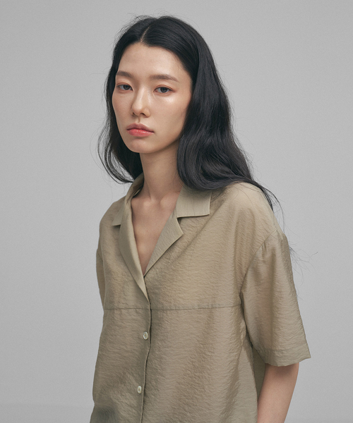 ANOTHER OFFICE WOMEN(アナザー オフィス ウーマン)の「w. Reverb Shirt (Sage Gray)(シャツ/ブラウス・レディース・その他・MEDIUM)」の1枚目の写真
