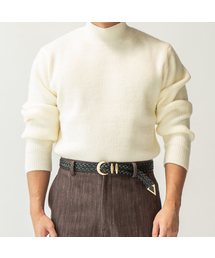 ALLCLASSIC（オールクラシック）の「KT025 Washable Hatchi Half Turtleneck Knit_ivory（ニット/セーター）」
