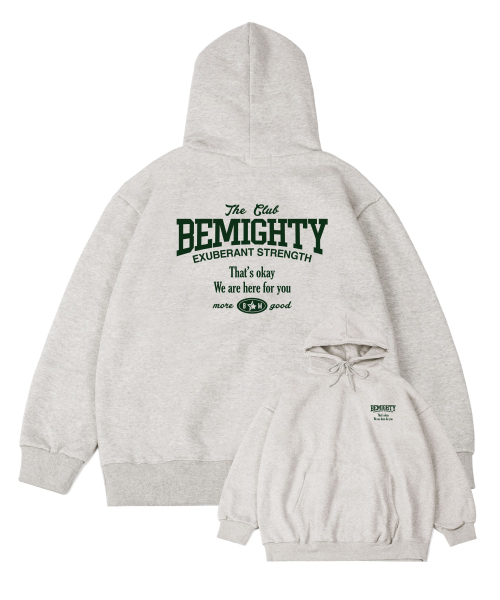 BEMIGHTY（ビーマイティー）の「レタリングロゴオーバーサイズ起毛フードパーカー[ブラック]（パーカー・メンズ・その他・LARGE/X-LARGE/XX-LARGE）」の3枚目の写真