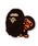 A BATHING APE�i�A�x�C�V���O�G�C�v�j�́uAPE HEAD & BABY MILO RUG MAT�i���O/�}�b�g�j�v�b�u���E��