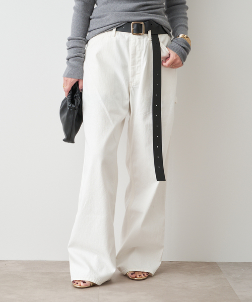 Deuxieme Classe（ドゥーズィエムクラス）の「Lee ペインターデニム（スラックス・レディース・ホワイト・34/36/38）」の8枚目の写真