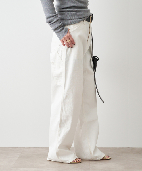 Deuxieme Classe（ドゥーズィエムクラス）の「Lee ペインターデニム（スラックス・レディース・ホワイト・34/36/38）」の10枚目の写真