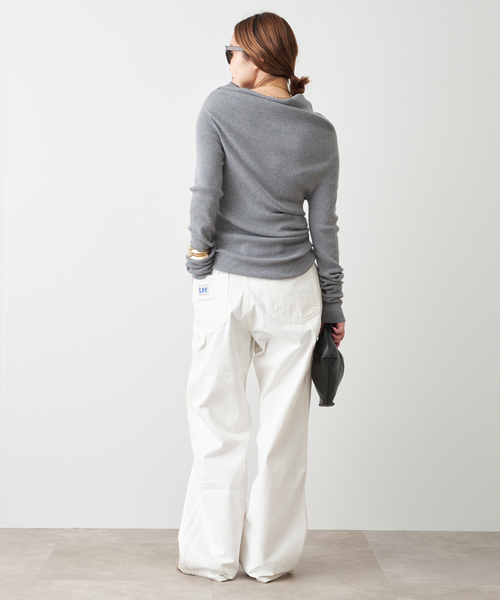 Deuxieme Classe（ドゥーズィエムクラス）の「Lee ペインターデニム（スラックス・レディース・ホワイト・34/36/38）」の2枚目の写真