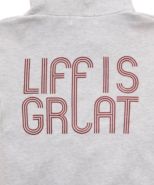 jj mercer（ジェイジェイマーサー）の「JJMERCER (ジェイジェイマーサー) 別注パーカー（ニット/セーター・レディース・グレー/レッド・F）」の14枚目の写真