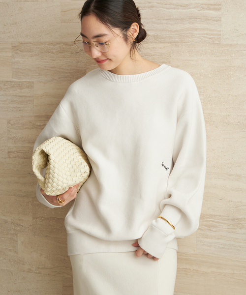 plage(プラージュ)の「lesTendre white スウェット(スウェット・レディース・ホワイト・FREE)」の5枚目の写真