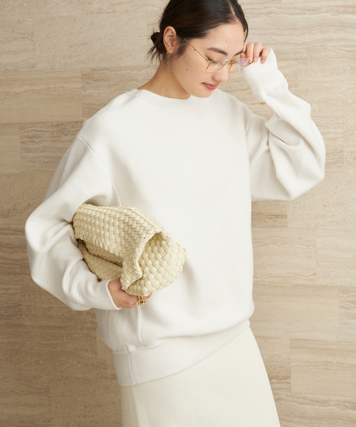 plage(プラージュ)の「lesTendre white スウェット(スウェット・レディース・ホワイト・FREE)」の6枚目の写真