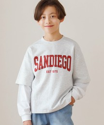 coca（coca）（コカ）の「キッズ　長袖レイヤードTシャツ（Tシャツ/カットソー）」