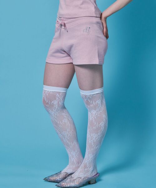 SEQUENZ(シークエンズ)の「※WEB限定 / セットアップ対応 / レディースグリッターショートパンツ / sqnz glitter mini pants(その他パンツ・レディース・ライトピンク/ブラック/ネイビー・MEDIUM/SMALL)」の9枚目の写真
