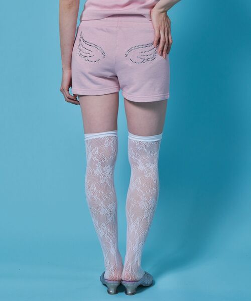 SEQUENZ(シークエンズ)の「※WEB限定 / セットアップ対応 / レディースグリッターショートパンツ / sqnz glitter mini pants(その他パンツ・レディース・ライトピンク/ブラック/ネイビー・MEDIUM/SMALL)」の7枚目の写真