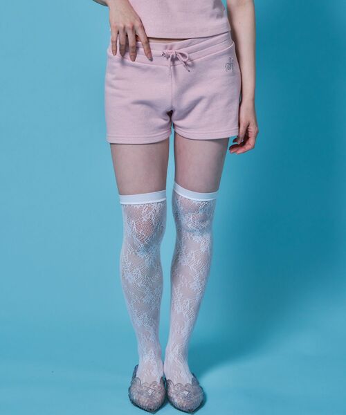 SEQUENZ(シークエンズ)の「※WEB限定 / セットアップ対応 / レディースグリッターショートパンツ / sqnz glitter mini pants(その他パンツ・レディース・ライトピンク/ブラック/ネイビー・MEDIUM/SMALL)」の4枚目の写真