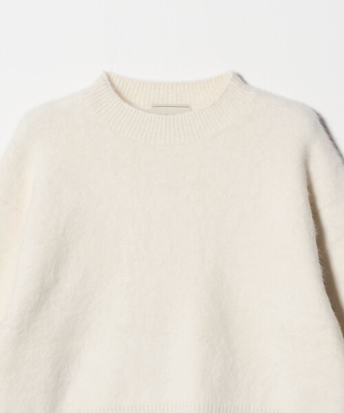 UNITED ARROWS（ユナイテッドアローズ）の「フォックスカシミヤ ハーフスリーブ Tニット UYHSP（ニット/セーター・レディース・ネイビー/レッド/オフホワイト・FREE）」の12枚目の写真