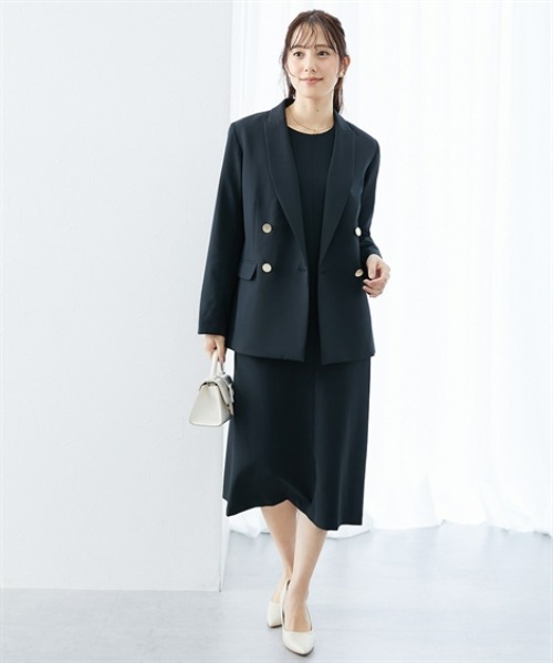 7days Life Styling(セブンデイズライフスタイリング)の「レースカフスストレッチワンピース(ワンピース・レディース・ブラック/ネイビー・3L/LL/L/M)」の21枚目の写真