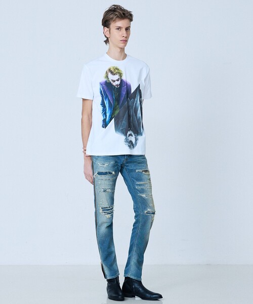 5351 POUR LES HOMMES（ゴーサンゴーイチプールオム）の「【サイドジップ】ダメージ スキニー デニム（デニムパンツ・メンズ・ライトブルー・44/46/48/50）」の17枚目の写真