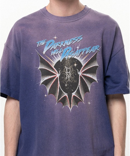 KAMIYA(カミヤ)の「"THE DARKNESS WILL DISAPPEAR" Distressed T-shirt(Tシャツ/カットソー・メンズ・ブラック/レッド/ネイビー・S/M)」の13枚目の写真